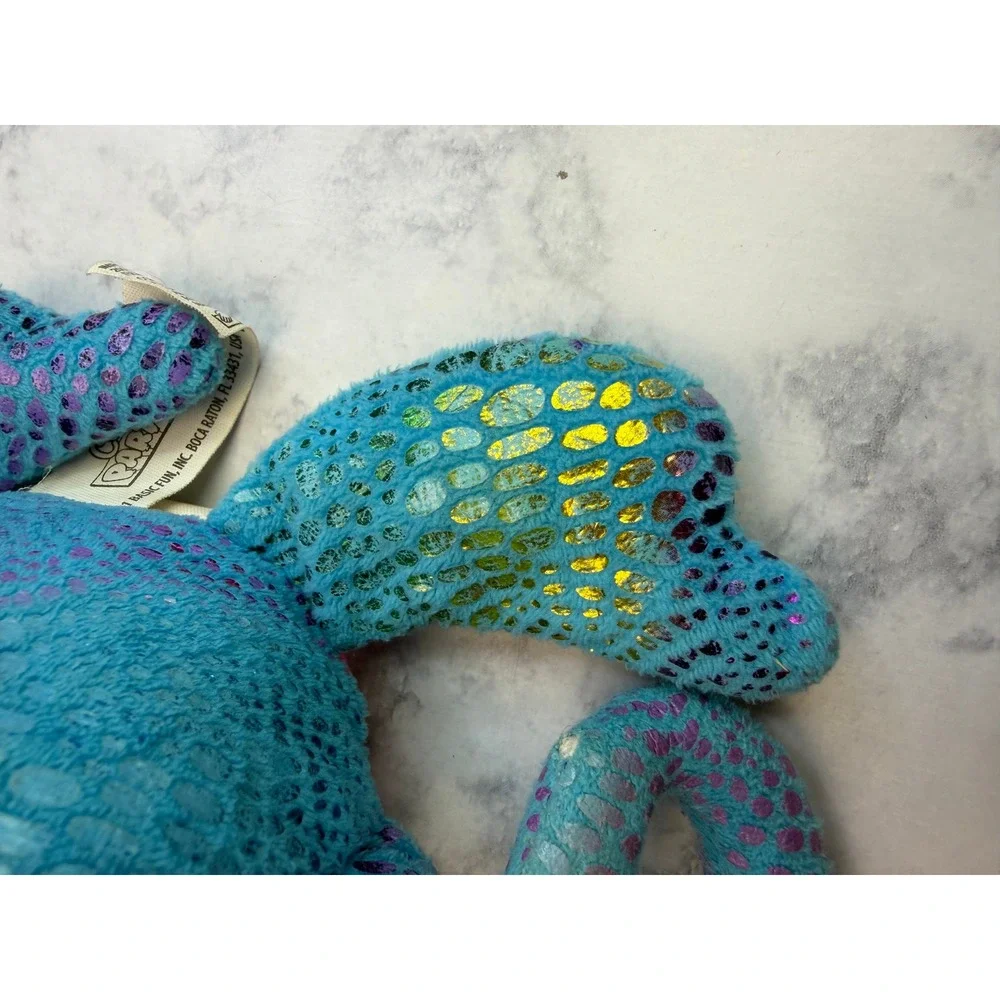 Cutetitos Partyitos Blue Dragon Plush Shimmer Basic Fun 39189 Collectible 7.5